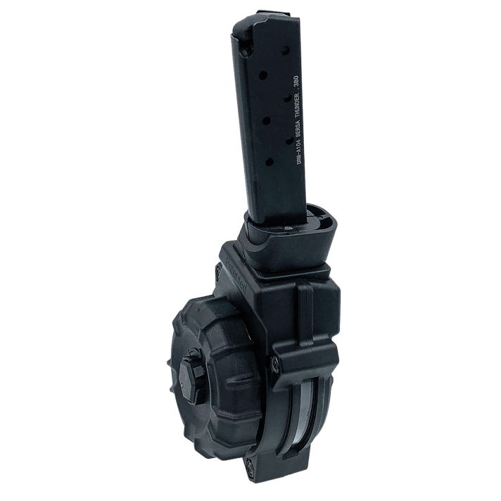 ProMag DRMA104 30rd Drum 380 ACP Fits Bersa Thunder 380 Black