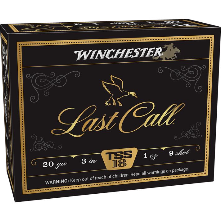 Winchester Ammo LCTSS2039 Last Call20Gauge 3" 1oz Tungsten 9Shot 10 Per Box/10 Case
