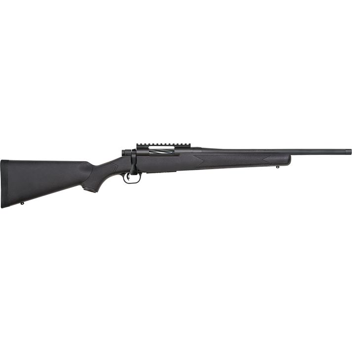 Mossberg 28232 Patriot Carbine 350 Legend 5+1 18" Matte Blued Threaded Bull Barrel, Matte Blued Picatinny Rail Receiver, Black Fixed Synthetic Stock