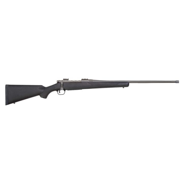 Mossberg 28260 PatriotFull Size 350 Legend 4+1 22" Stainless Cerakote Fluted Threaded Barrel, Drilled & Tapped Stainless Cerakote Stainless Steel Receiver, Black Fixed Synthetic Stock