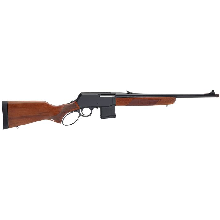 Henry H023223 Supreme223 Rem/5.56 NATO 10+1 18" Blued Threaded Barrel, Black Hardcoat Anodize Drilled & Tapped Aluminum Receiver, Fixed American Walnut Stock, Ambidextrous
