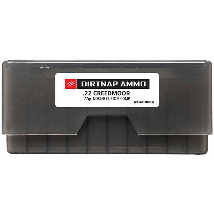 Fierce Firearms DNP22CM77GR Dirtnap22Creedmoor 77gr 20 Per Box/10 Case