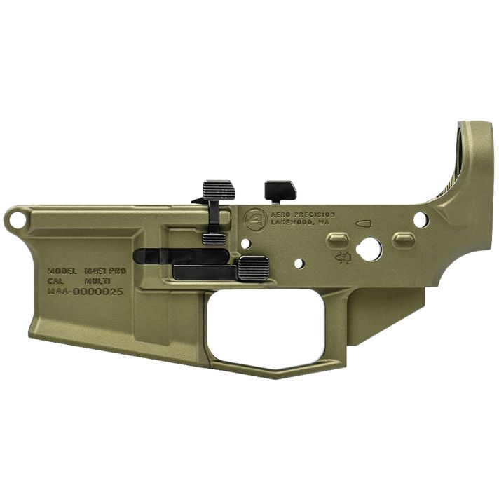 Aero PrecisionPro Lower Receiver M4E1 Compatible w/ AR15 Components and Magazines