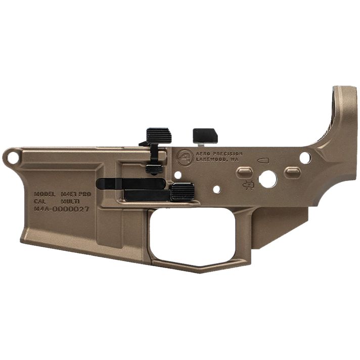 Aero PrecisionPro Lower Receiver M4E1 Compatible w/ AR15 Components and Magazines