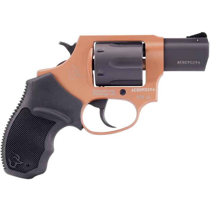 Taurus 285621ULC22 856 Ultra-Lite 38 Special 6rd 2" Matte Black Cylinder Cerakote Copper Transfer Bar Safety