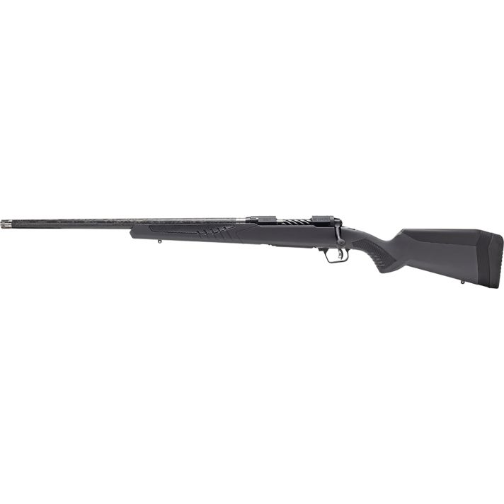 Savage Arms 58322 110 UltraLite 7mm BC 4+1 20" Carbon Fiber Threaded Barrel, Black Melonite Drilled & Tapped Stainless Steel Receiver, Adj AccuStock Gray Synthetic Stock, Left Hand