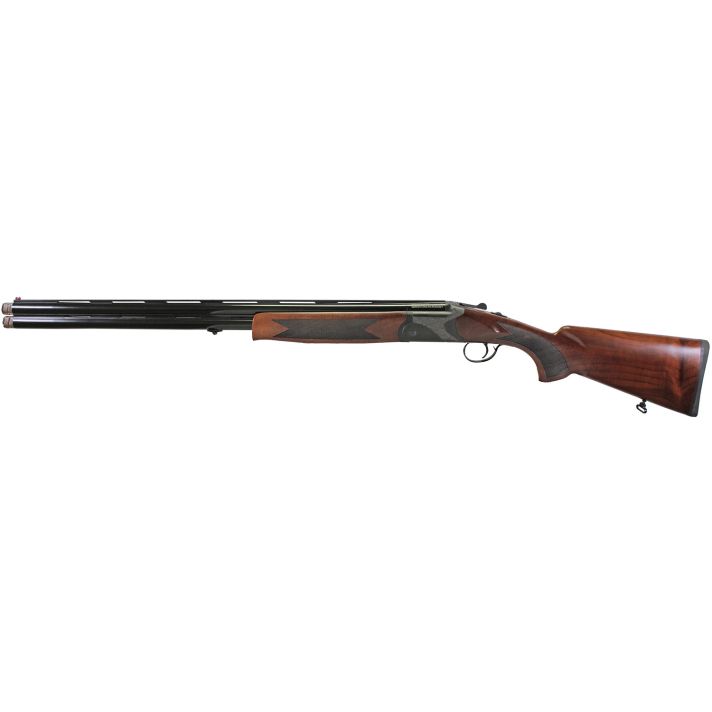 Iver Johnson Arms IJ60012 IJ60012 Gauge Break Open 3" 2rd 28" Over/Under Vent Rib Barrel, Matte Black Chromed w/Engraving Steel Receiver, Fixed Walnut Checkered Wood Stock & Forend