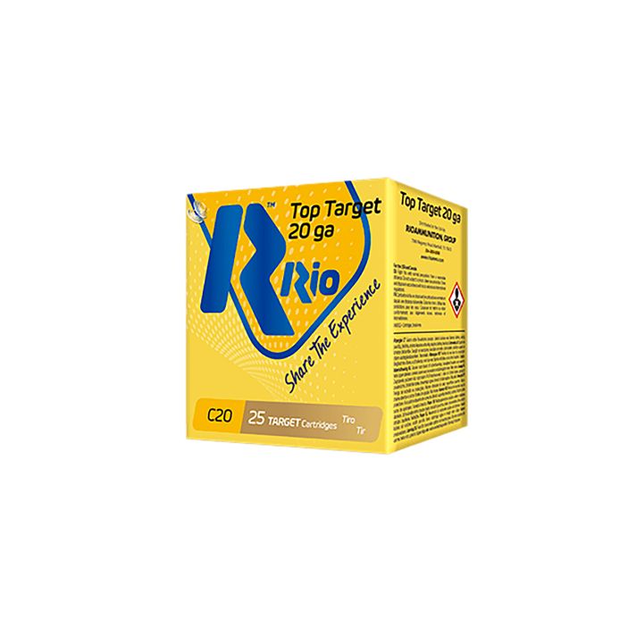 Rio Ammunition TT2075 Top Target20Gauge 2.75" 7/8oz 7.5Shot 25 Per Box/10 Case