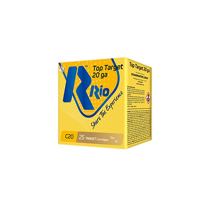 Rio Ammunition TT208 Top Target20Gauge 2.75" 7/8oz 8Shot 25 Per Box/10 Case