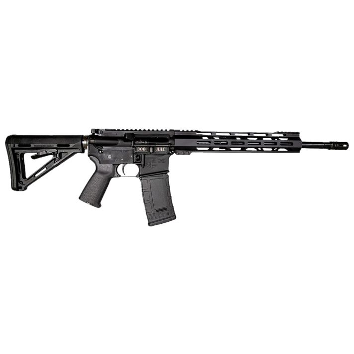 Diamondback DB1718B002 DB15300 Blackout 30+1 Picatinny Rail Aluminum Receiver, Black Synthetic Stock