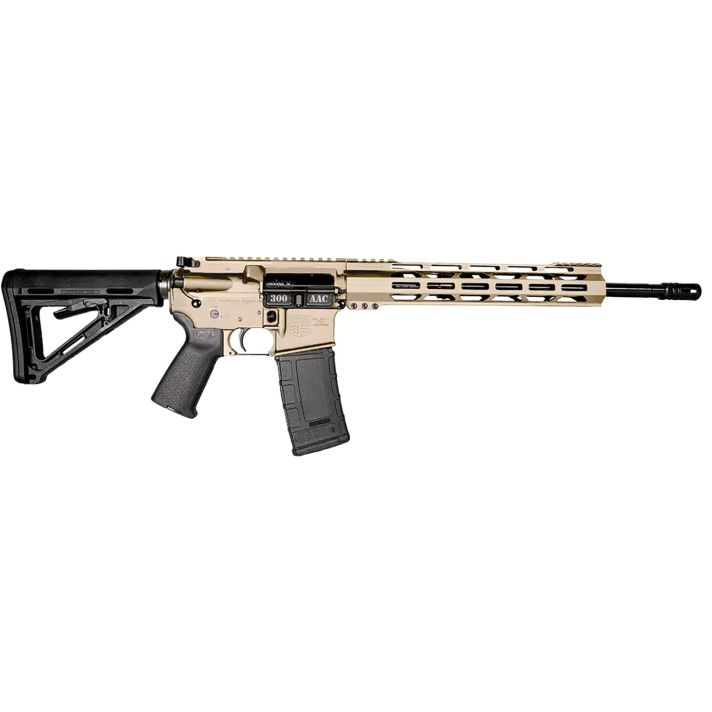 Diamondback DB1718B062 DB15300 Blackout 30+1 Flat Dark Earth Cerakote Picatinny Rail Aluminum Receiver, Black Synthetic Stock