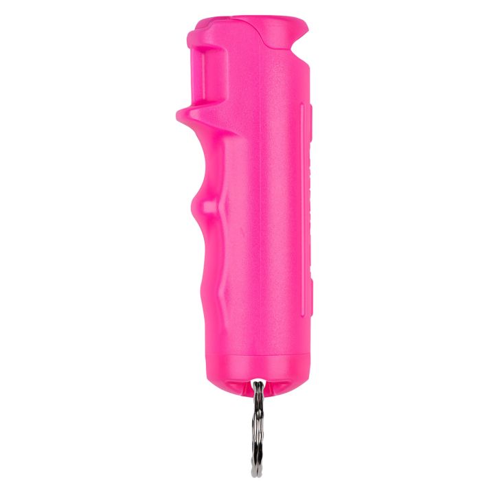 Sabre F15PUSG02 Flip Top Pepper Spray Pink Includes Snap Clip