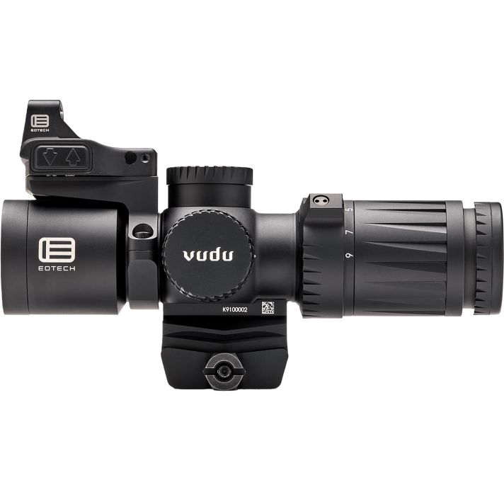 Eotech VDU3-9PKG1 Vudu Kit Matte Black 3-9x 32mm, Illuminated HC1 MOA Reticle, Includes EFLX & Ring Mount