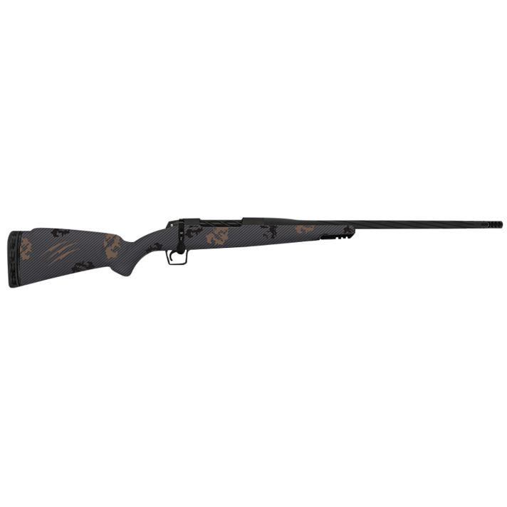 Fierce Firearms TWROG7MMBC20BT Twisted Rogue 7mm BC 20" Armour Lube Black Steel Threaded Barrel, Drilled & Tapped Steel Receiver, LR Negative Comb Trophy Camo Carbon Fiber Stock