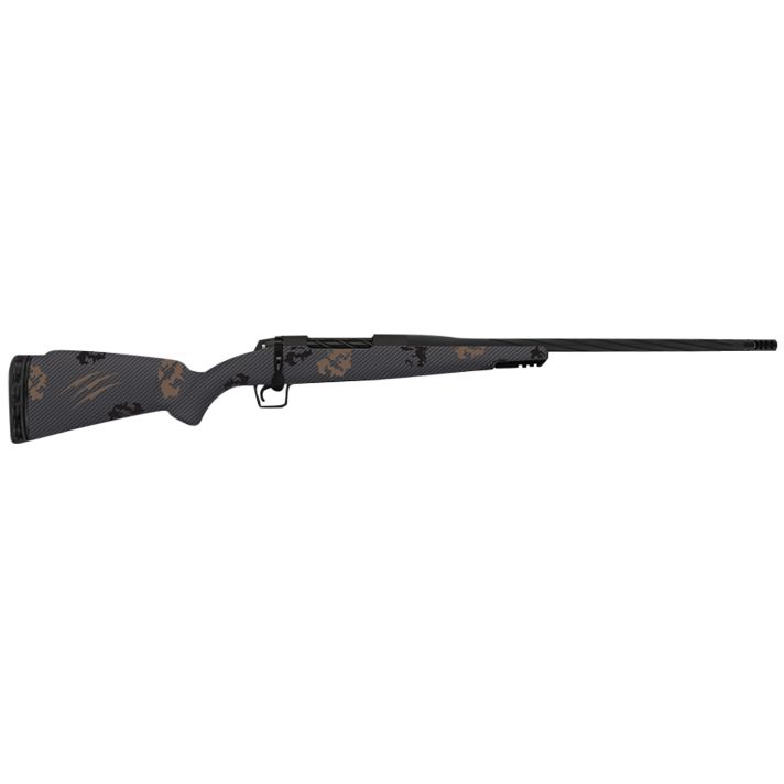 Fierce Firearms TWROG300PRC22BT Twisted Rogue 300 PRC 22" Armour Lube Black Steel Threaded Barrel, Drilled & Tapped Steel Receiver, LR Negative Comb Trophy Camo Carbon Fiber Stock