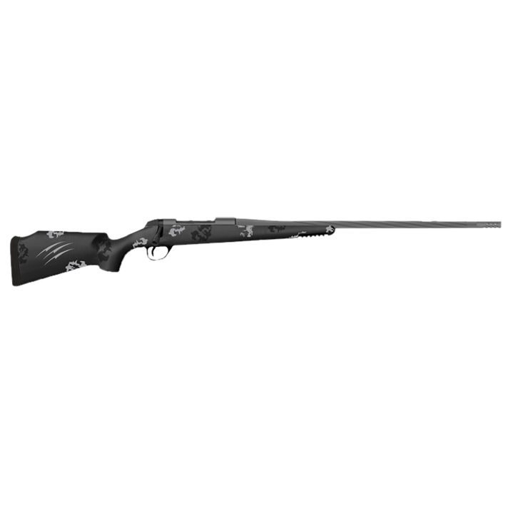 Fierce Firearms TWTROG65PRC20BP Twisted TI Rogue 6.5 PRC 20" Black Cerakote Steel Threaded Barrel, Drilled & Tapped Titanium Receiver, LR Negative Comb Phantom Camo Carbon Fiber Stock