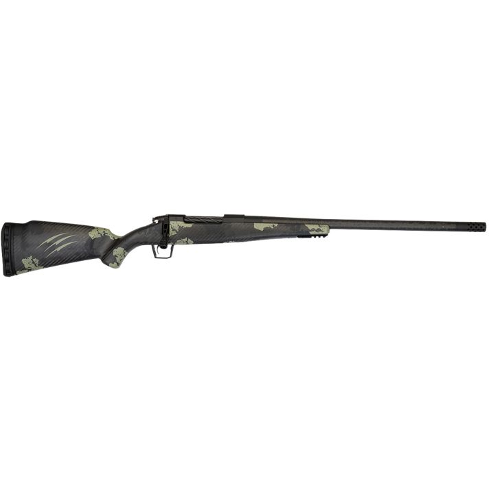 Fierce Firearms ROG7MMBC20BT Carbon Rogue 7mm BC 20" Black Cerakote Carbon Fiber Match Grade Threaded Barrel, Drilled & Tapped Steel Receiver, LR Negative Comb Trophy Camo Carbon Fiber Stock