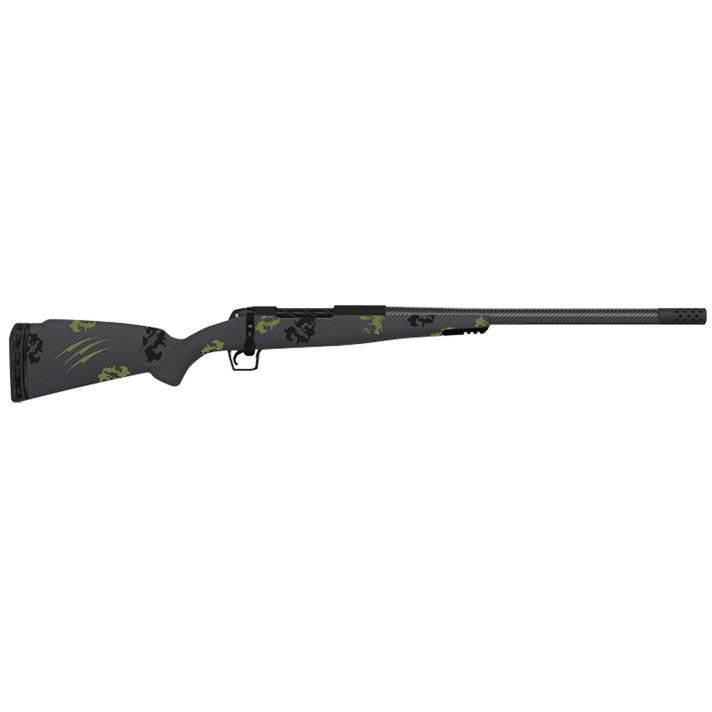 Fierce Firearms ROG7MMBC22BF Carbon Rogue 7mm BC 22" Black Cerakote Carbon Fiber Match Grade Threaded Barrel, Drilled & Tapped Steel Receiver, LR Negative Comb Forest Camo Carbon Fiber Stock