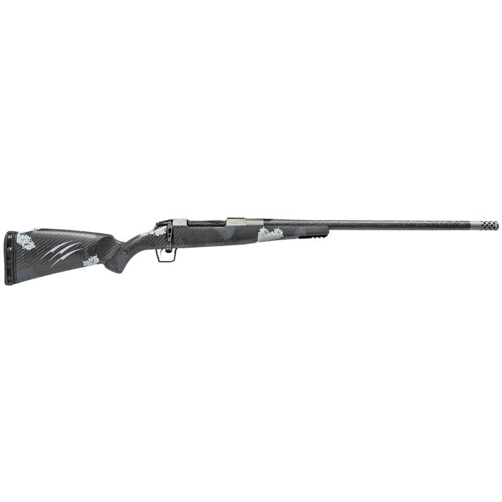 Fierce Firearms ROG7MMBC22GP Carbon Rogue 7mm BC 22" Tungsten Cerakote Carbon Fiber Match Grade Threaded Barrel, Drilled & Tapped Steel Receiver, LR Negative Comb Phantom Camo Carbon Fiber Stock