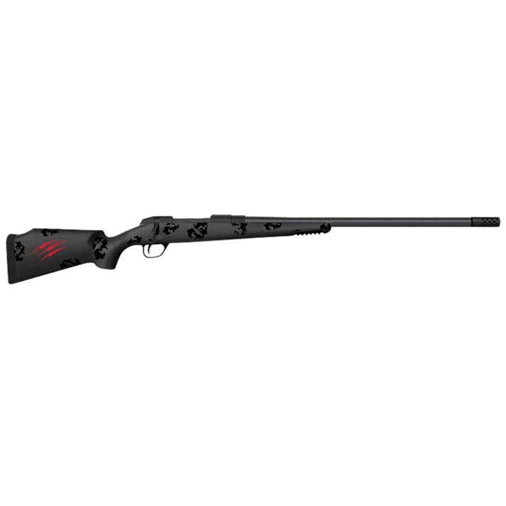 Fierce Firearms FCRG7MMBC20BBO Carbon Rage7mm BC 3+1 20" Black Cerakote Carbon Fiber Barrel, Black Cerakote Drilled & Tapped Stainless Steel Receiver, Carbon Fiber Stock
