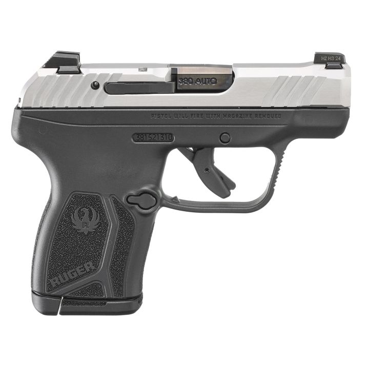 Ruger 13753 LCP Max Compact Frame 380 ACP 10+1 2.80" Black Stainless Steel Barrel, Serrated Stainless Steel Slide, Black Polymer Frame, Black Polymer Grip, Holster, Magazine & Magazine Loader