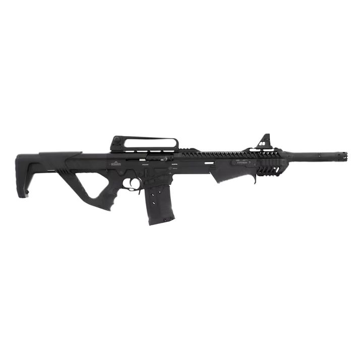 Dickinson LLC XXPAERMOX Ermox12 Gauge 3" 2rd 18.50" Black Barrel, Black Aluminum Receiver, Black, Synthetic Stock