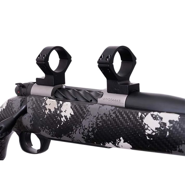 Weatherby TRBVLAS3 Scope Mount/Ring ComboMatte Black Alloy 30mm Tube, Weatherby Mark V Medium Rings Standard 6-Lug Action