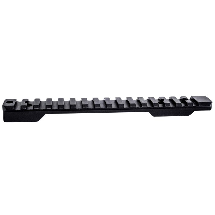 Weatherby P00252705 Picatinny RailBlack Hardcoat Anodized Alloy Fits Weatherby Mark V Magnum 9-Lug Action