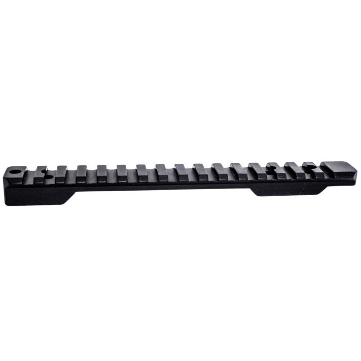 Weatherby P00252706 Picatinny RailBlack Hardcoat Anodized Alloy Weatherby Mark V Standard 6-Lug Action