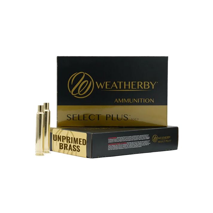 Weatherby BRASS303CT50 Select Plus Unprimed Cases 30-378 Wthby Mag Rifle Brass 50/Box