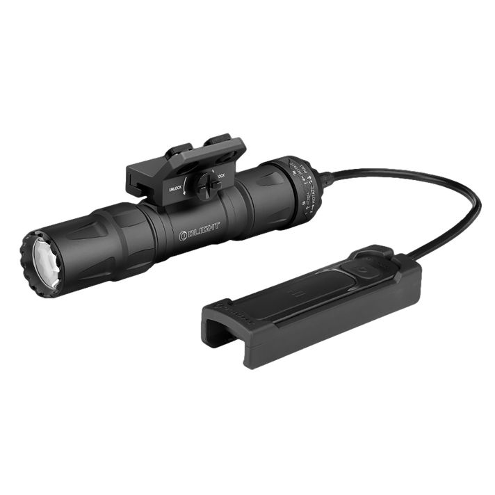 Olightstore Usa Inc ODINSMMTBK Odin S M-Lok Rail Mount Matte Black 300/1500 Lumens 250 Meters Beam