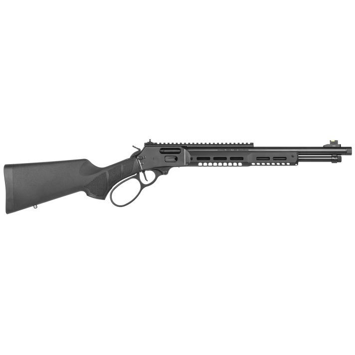 Smith & Wesson 14194 1854 Stealth Hunter 357 Mag 8+1 16.30" Black Armornite Threaded Barrel, Black Anodized Picatinny Rail Receiver, Fixed w/Textured Grip Panels Black Synthetic Stock