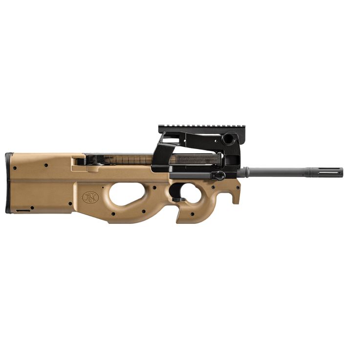 FN 3848950511 PS905.7x28mm 10+1 16.04" Black Steel Barrel, Flat Dark Earth Picatinny Rail Aluminum Alloy Receiver, Bullpup w/Thumbhole Flat Dark Earth Synthetic Stock, Ambidextrous