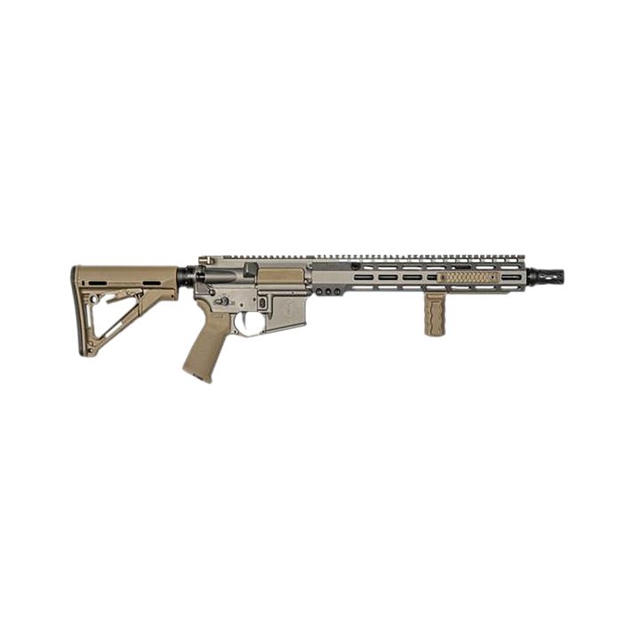 Sons Of Liberty Gun Works SAGE-13.7-HUX-GRAY Sage5.56mm 30+1 13.70" Gray Cerakote Receiver, Magpul MOE Grip