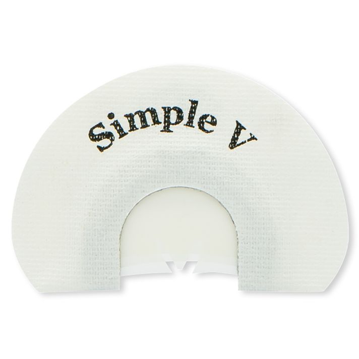 Rolling Thunder Game Call TC006-SV Simple Diaphragm Call 2 Reed V-Cut Attracts Turkey Species
