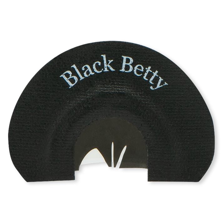 Rolling Thunder Game Call TC008-BB Black Betty Diaphragm Call 3 Reed Snake Tongue Cut Attracts Turkey Species