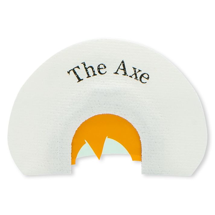 Rolling Thunder Game Call TC009-AXE The Axe Diaphragm Call 2 Reed Bat Wing Cut Attracts Turkey Species