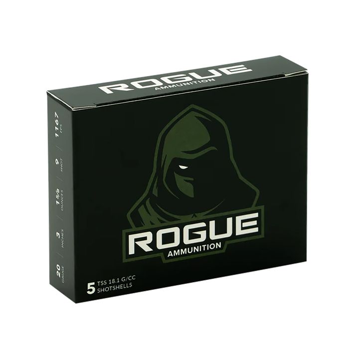Rogue Ammunition RA-TSS-20-3-158-9 Rogue20Gauge 3" 1 5/8oz 9Shot 5 Per Box/20 Case