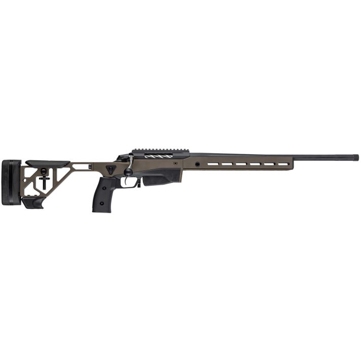 Tikka JRTXAGM31924 T3x Ace Game 6.5 PRC 10+1 24" Fluted Threaded Barrel, Bronze Cerakote Picatinny Rail Aluminum Receiver, M-LOK Handguard, Adjustable Aluminum Stock, Black Polymer Grip