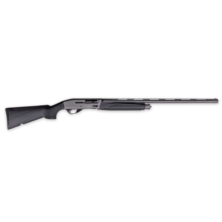 Weatherby ET21228PGM Element II12 Gauge 3" 2+1 28" Tungsten Cerakote Vent Rib Barrel & Receiver, Adj Shim Black Synthetic Stock