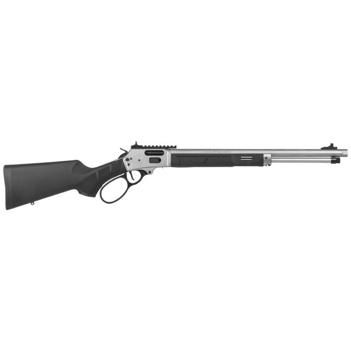 Smith & Wesson 13813 1854357 Mag 10+1 19.25" Stainless Threaded Barrel, Picatinny Rail Stainless Steel Receiver, M-LOK Forend, Fixed w/Textured Grip Panels Black Synthetic Stock