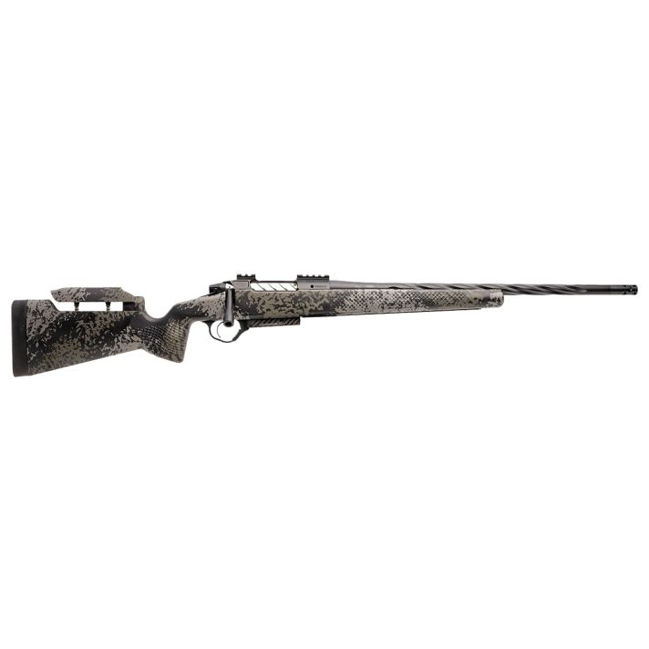 Seekins Precision 0011710227-F Havak PH3 6.5 Creedmoor 24" Black Fluted Threaded Barrel, Black Picatinny Rail Steel Receiver, Adj Cheek Riser Mountain Shadow Synthetic Stock