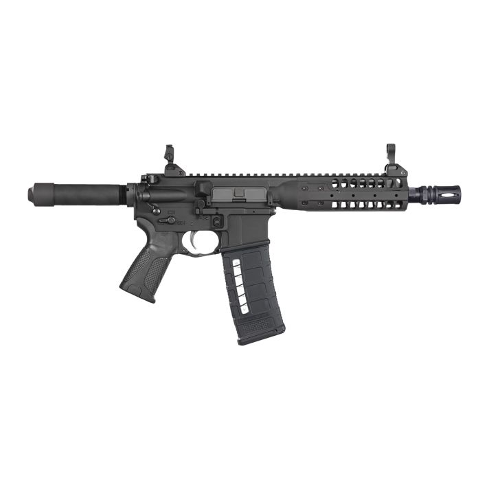 LWRC SIX8PRB8 SIX8 A5 6.8 SPC II 30+1 8.50" Black Nitride Threaded Barrel, Black Cerakote Picatinny Rail Receiver, Buffer Tube Black, Magpul+ Grip, Ambidextrous