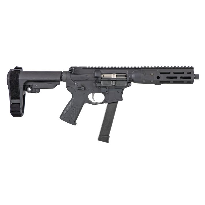 LWRC ICP9B8SBA3 IC-99mm Luger 8.50" 30+1 Black Nitride Threaded Barrel, Black Anodized Aluminum Picatinny Rail Receiver, SB Tactical SBA3 Brace, LWRC Ultra Combat Grip, Ambidextrous