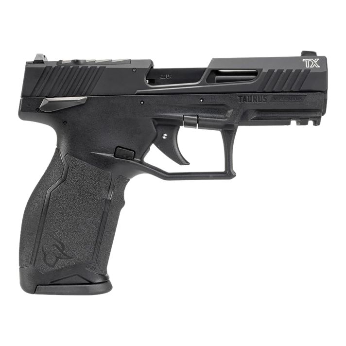 Taurus 1-2TX22P341-15 TX22 T.O.R.O. 22 LR 15+1 4.10" Matte Black Steel Barrel, Black Hard Coat Anodized Optic Ready/Serrated Slide, Black Polymer Frame w/Picatinny Rail, Textured Grip