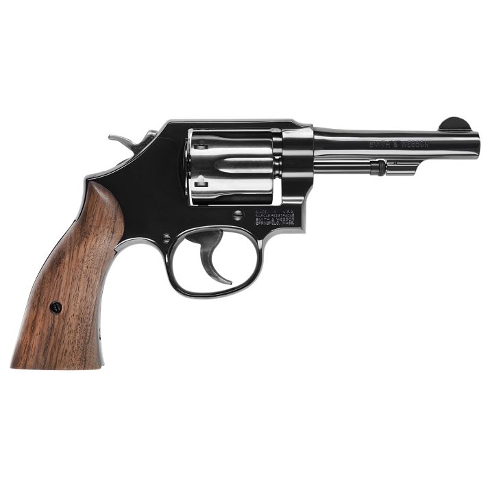 Smith & Wesson 14074 Model 10K-Frame 38 S&W Spl+P 6 Shot 4" Blued Carbon Steel Barrel, Cylinder & Frame w/Rear Sight Integral Slot, Tyler Gun Works Walnut Grip, No Safety