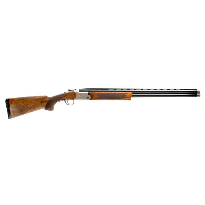 Gforce Arms GF5B1228 Filthy Pheasant12 Gauge Break Open 3" 2rd 28" Over/Under Vent Rib Barrel, Engraved Nickel-Plated Receiver, Fixed Turkish Walnut Stock
