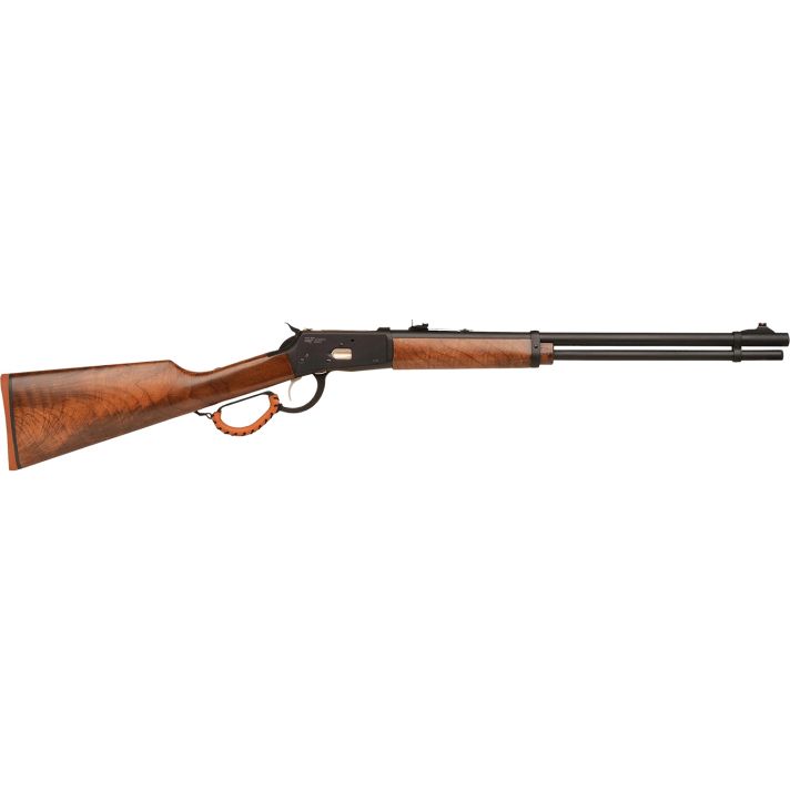 Gforce Arms GFLVR44 Saddlehorn44 Mag 10+1 20" Black Steel Barrel, Black Aluminum Receiver, Fixed Walnut Stock