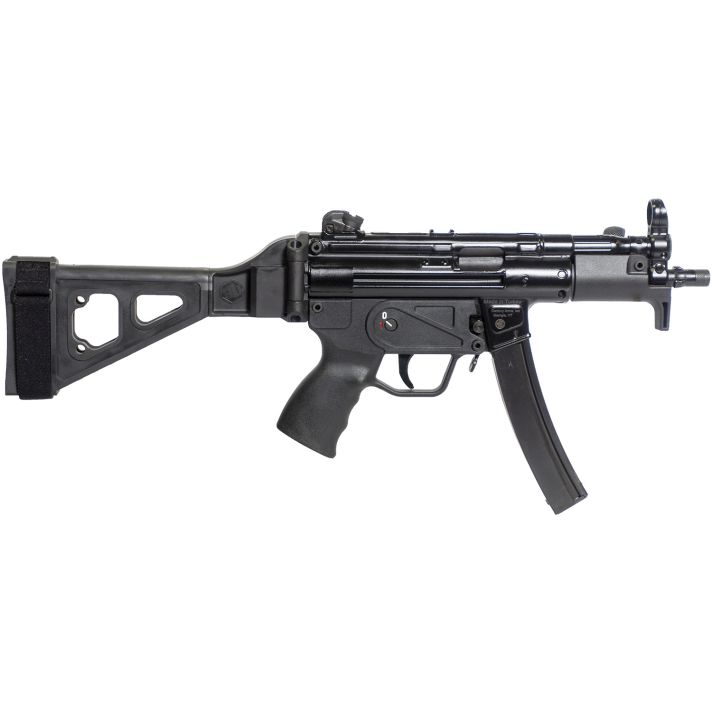 Century Arms HG6035SB-N AP5 P 9mm Luger 30+1 5.75" Threaded Barrel, Polymer Picatinny Rail Receiver, Black Synthetic SB Tactical Brace, Black Polymer Grip