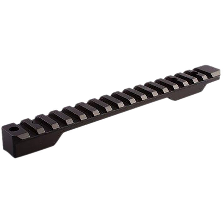 Talley PL0258763 Picatinny RailBlack Hardcoat Anodized Aluminum Fierce Edge/Fury Long Action 0 MOA